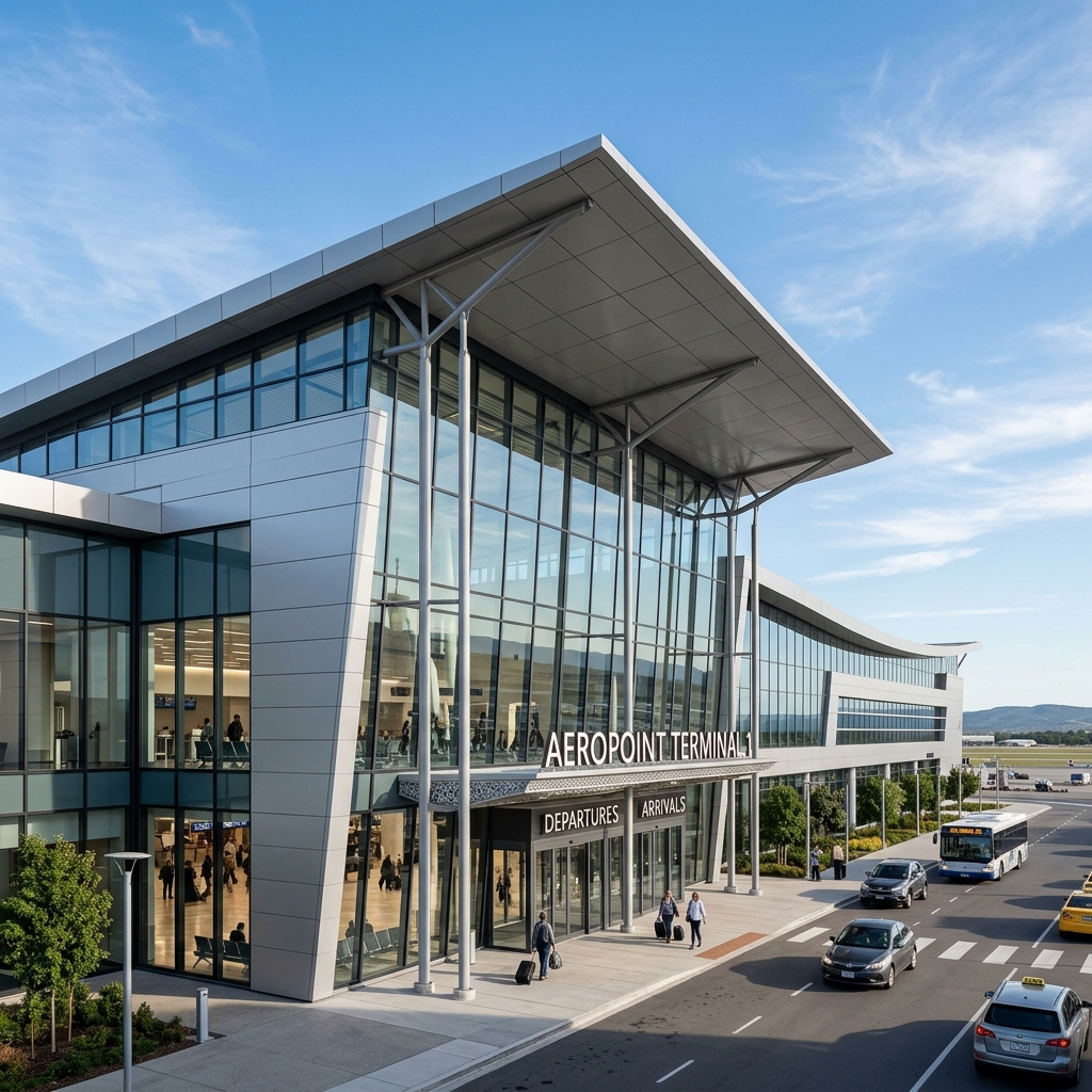 Aluminium systems facade showcase background